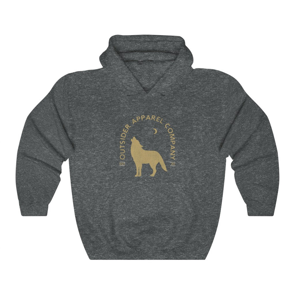 Gold Lone Wolf Hoodie