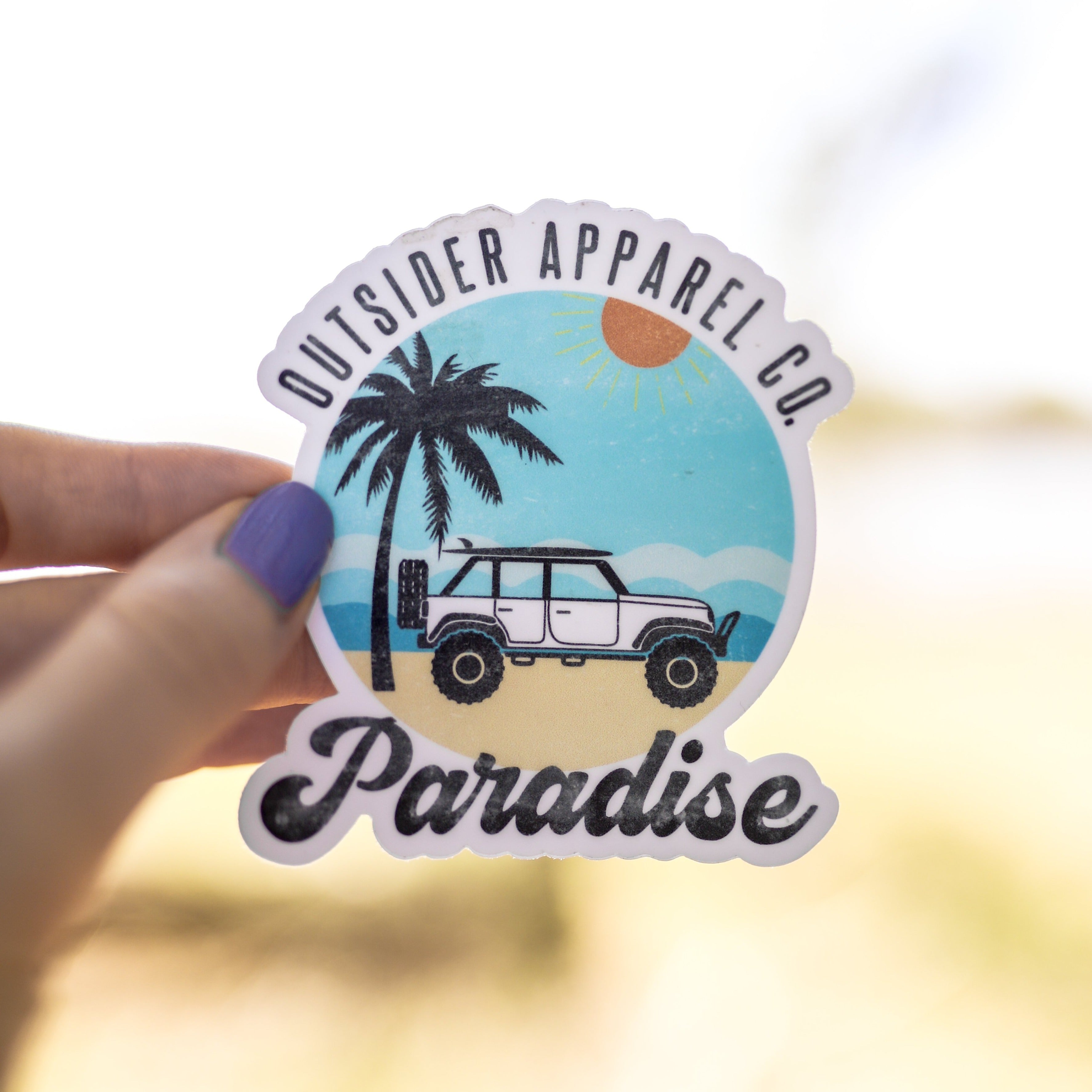 Offroad Anywhere Beach Edition Sticker